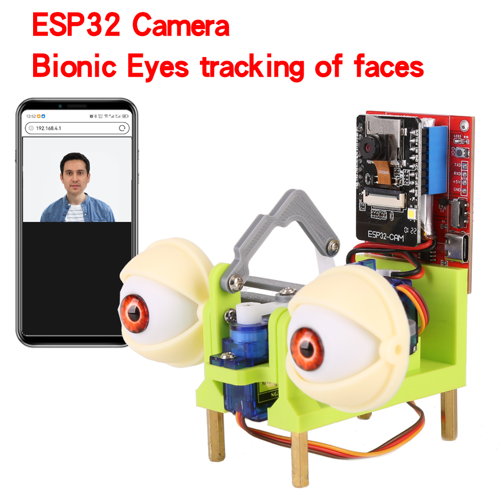 Photography Journalism - WatchEye ESP32 Camera Bionic Eyes Tracking