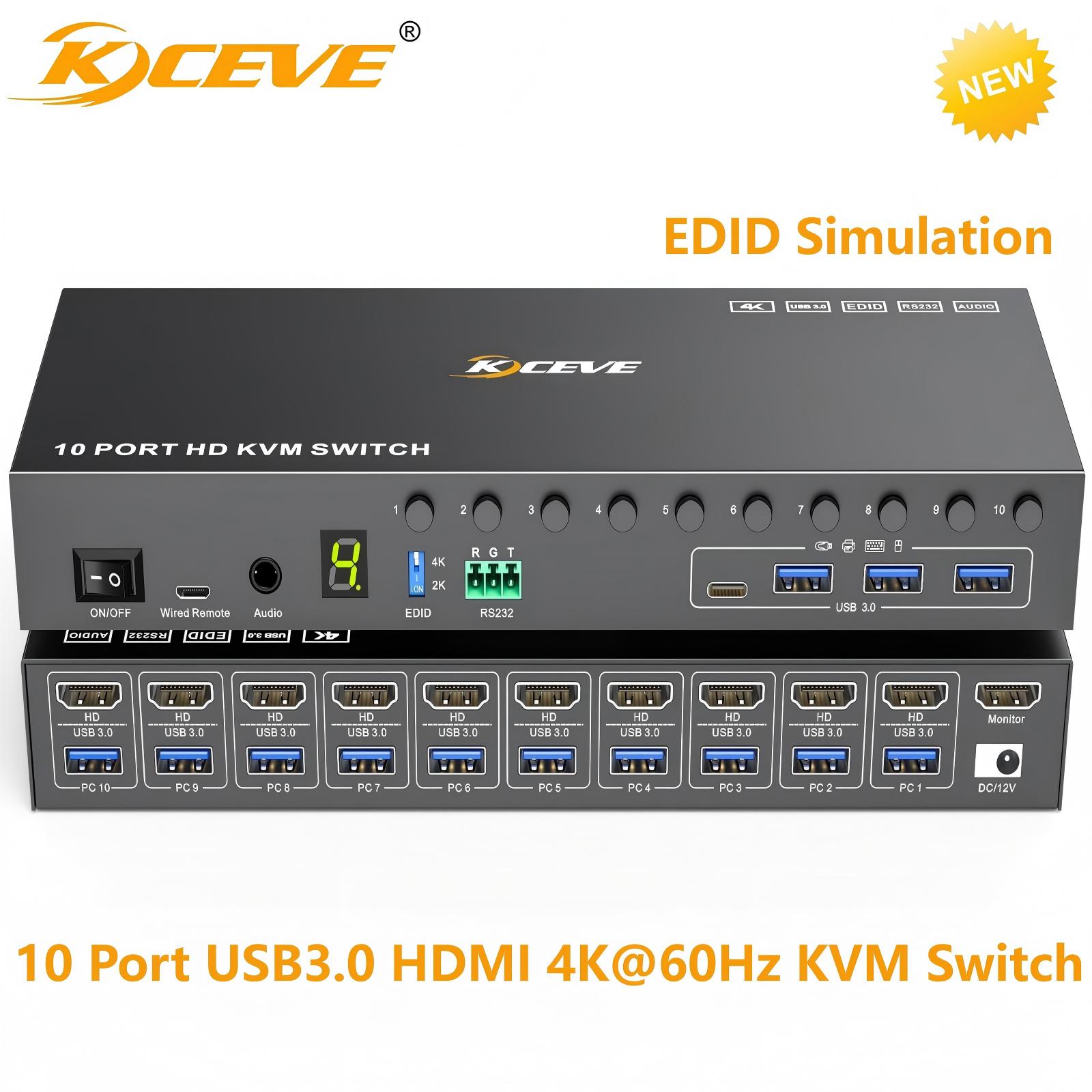 10 Port 8 Port KVM Switch HDMI - Photography Simulator recension och pris