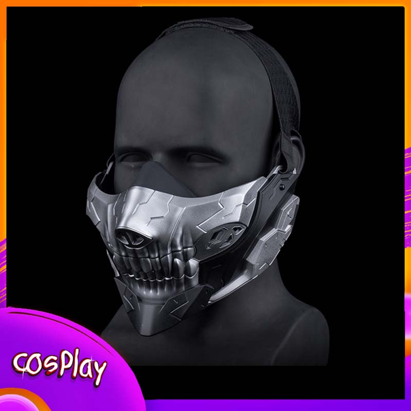 Rebel Skull Half-Face Mask Hal - Photography Game recension och pris