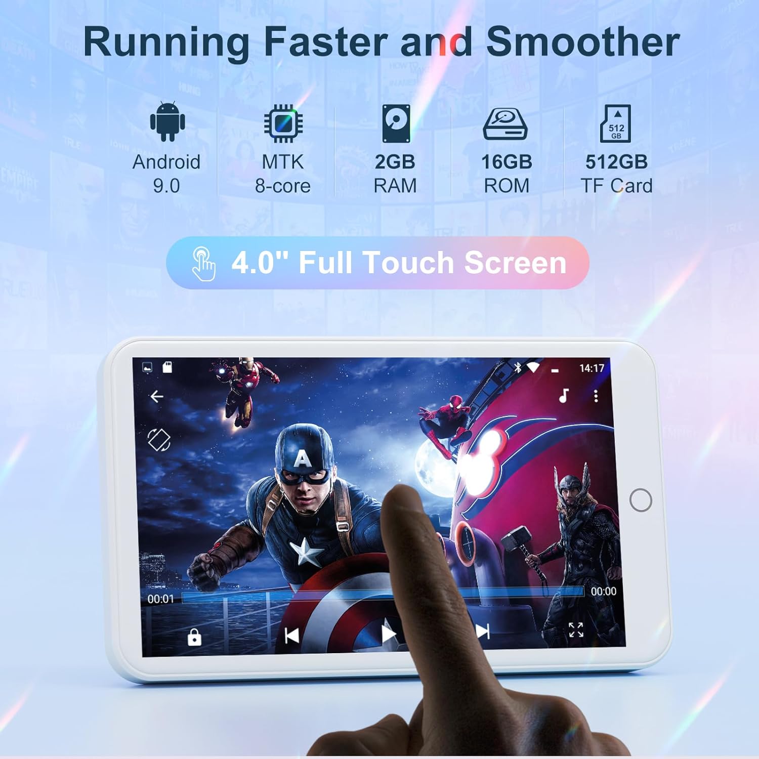 MECHEN 16GB Android 9.0  MP3 P - Photography Game recension och pris