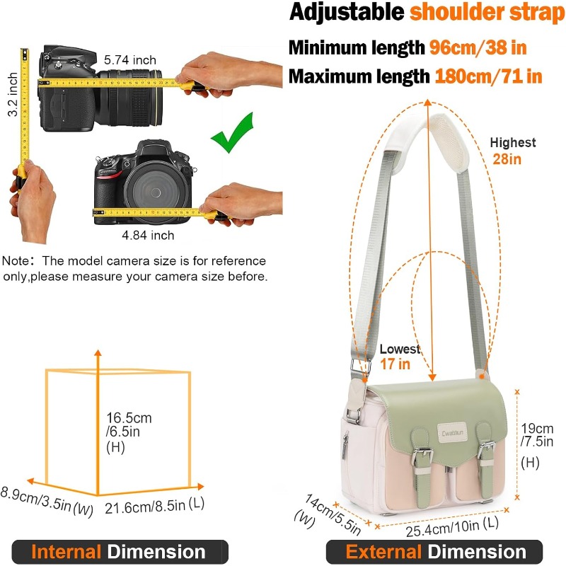 Japanese-style Color-blocking  - Camera Bag Waterproof recension och pris