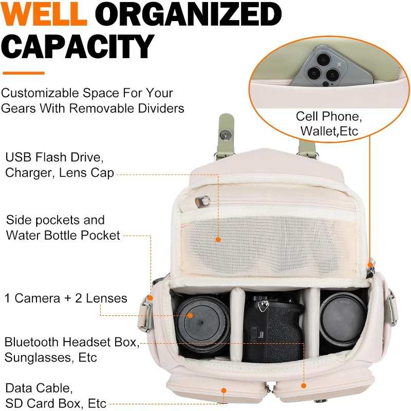 Japanese-style Color-blocking  - Camera Bag Waterproof recension och pris