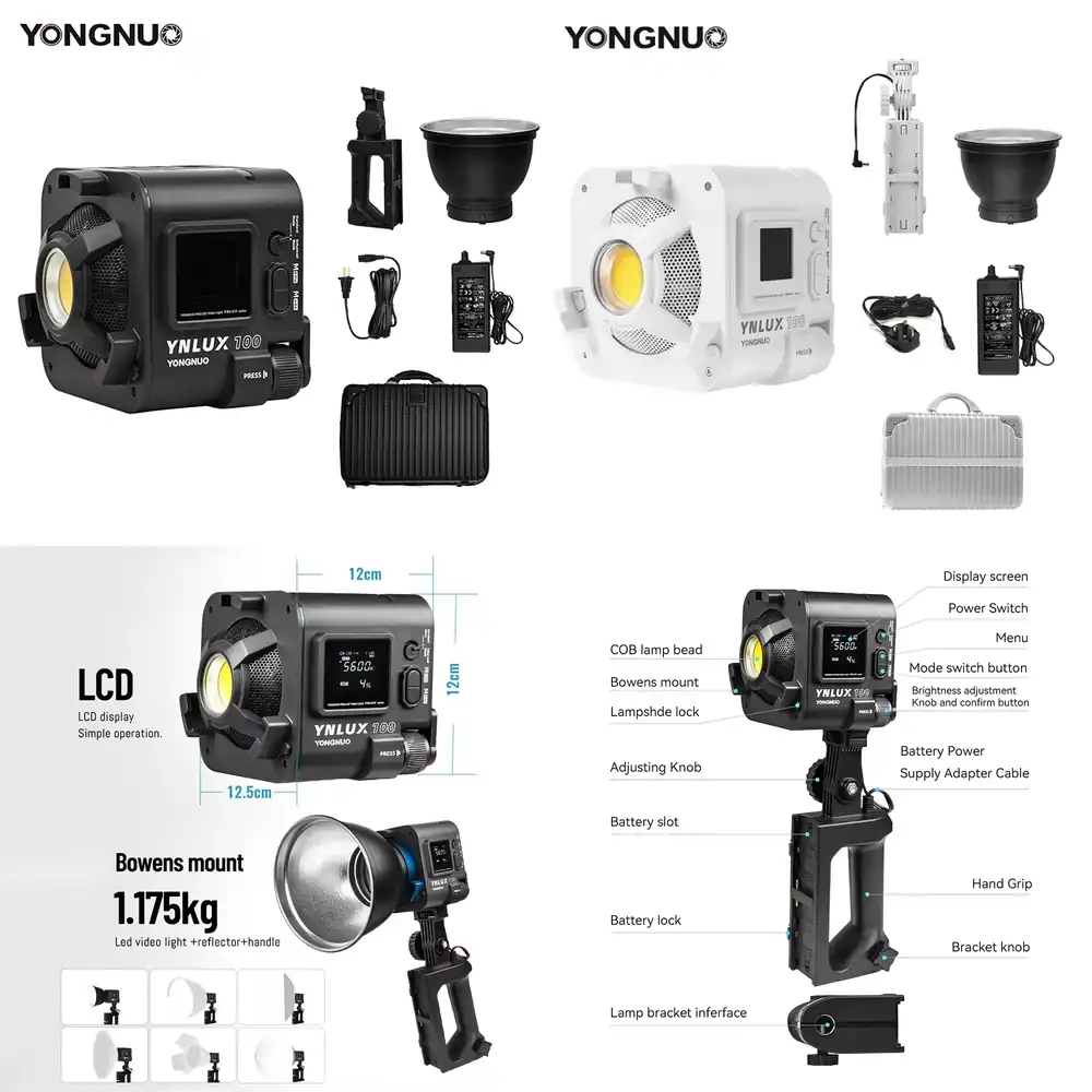 YONGNUO YNLUX100 100W 3200K-56 - Photography Video recension och pris