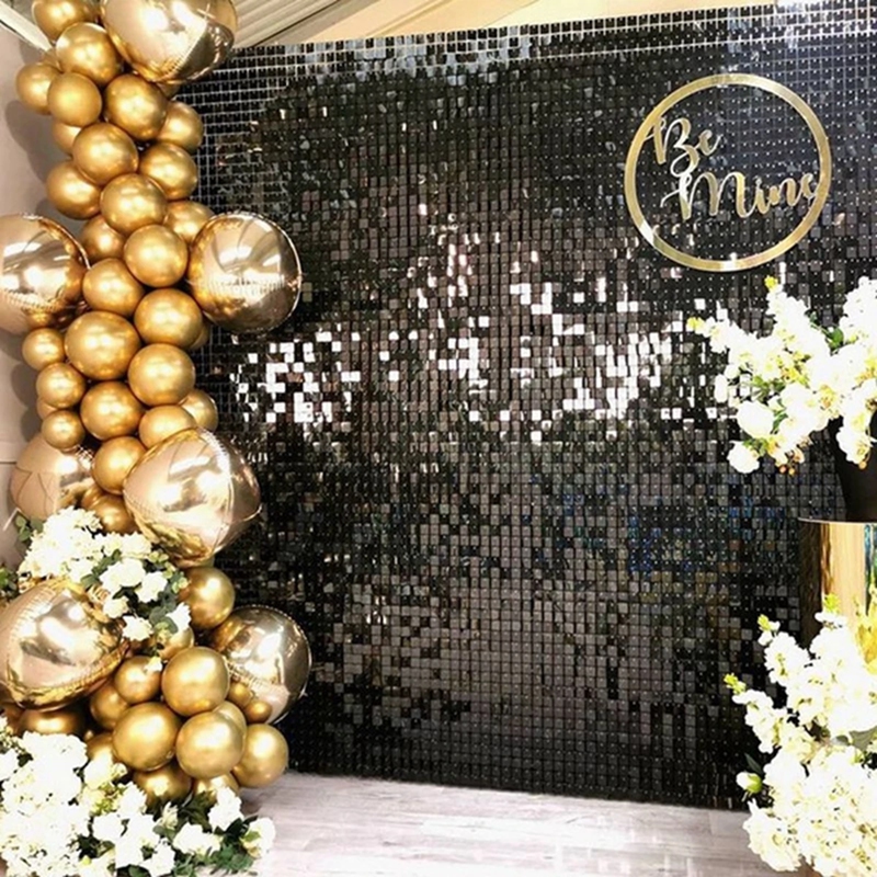 2M Foil Glitter Curtain Shimme - Photography Zone recension och pris