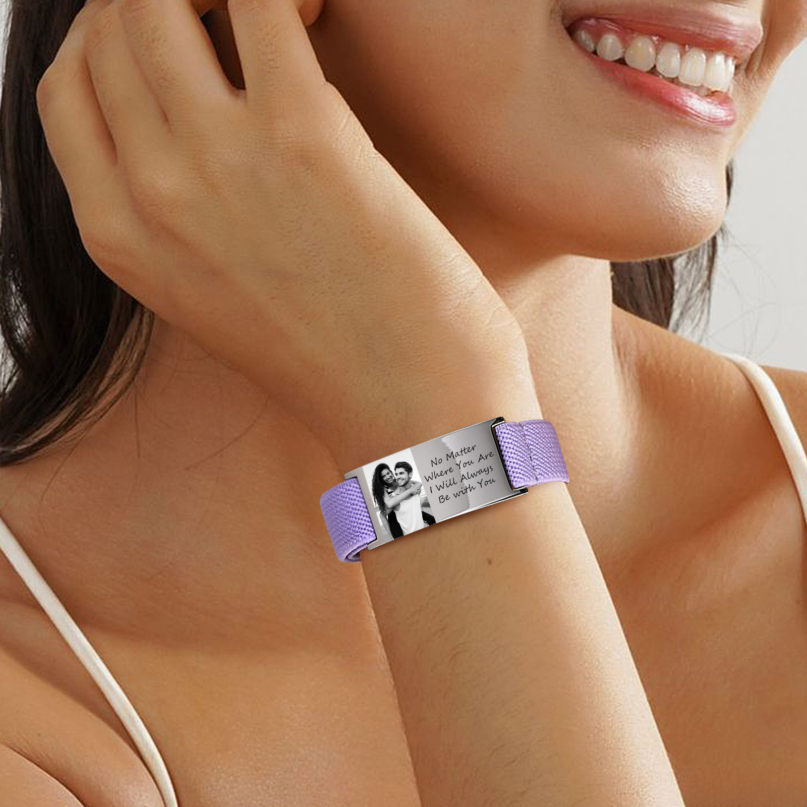 Custom Photo Elastic Bracelet  - Photography Of War recension och pris