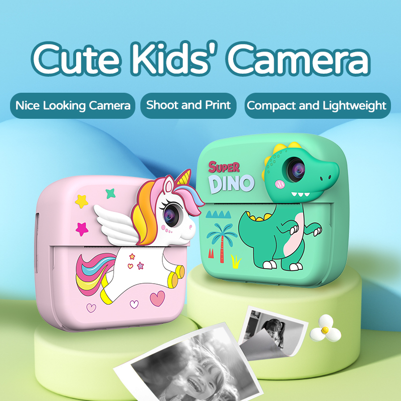 Kids Photo Camera Printer with - Photography Game recension och pris