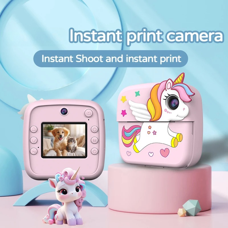 Kids Photo Camera Printer with - Photography Game recension och pris
