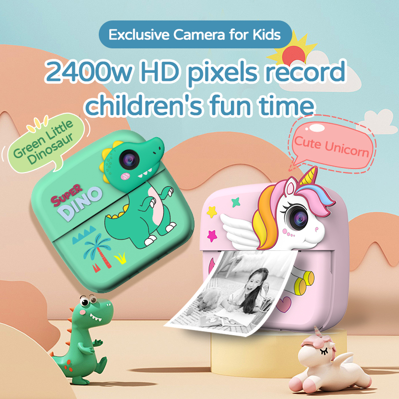 Kids Photo Camera Printer with - Photography Game recension och pris