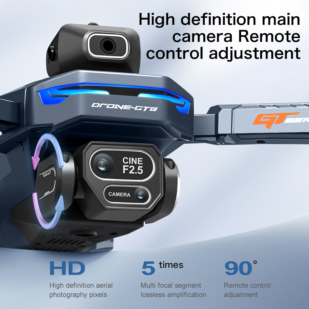 NEW GT8 HD RC Drone 4K Profess - Photography Pro recension och pris