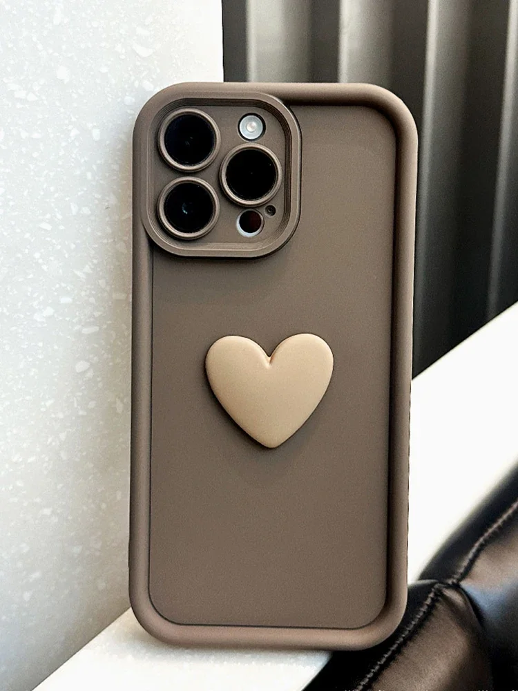 Cute 3D Love Heart Silicone Ca - Photography Xiaomi 15 recension och pris