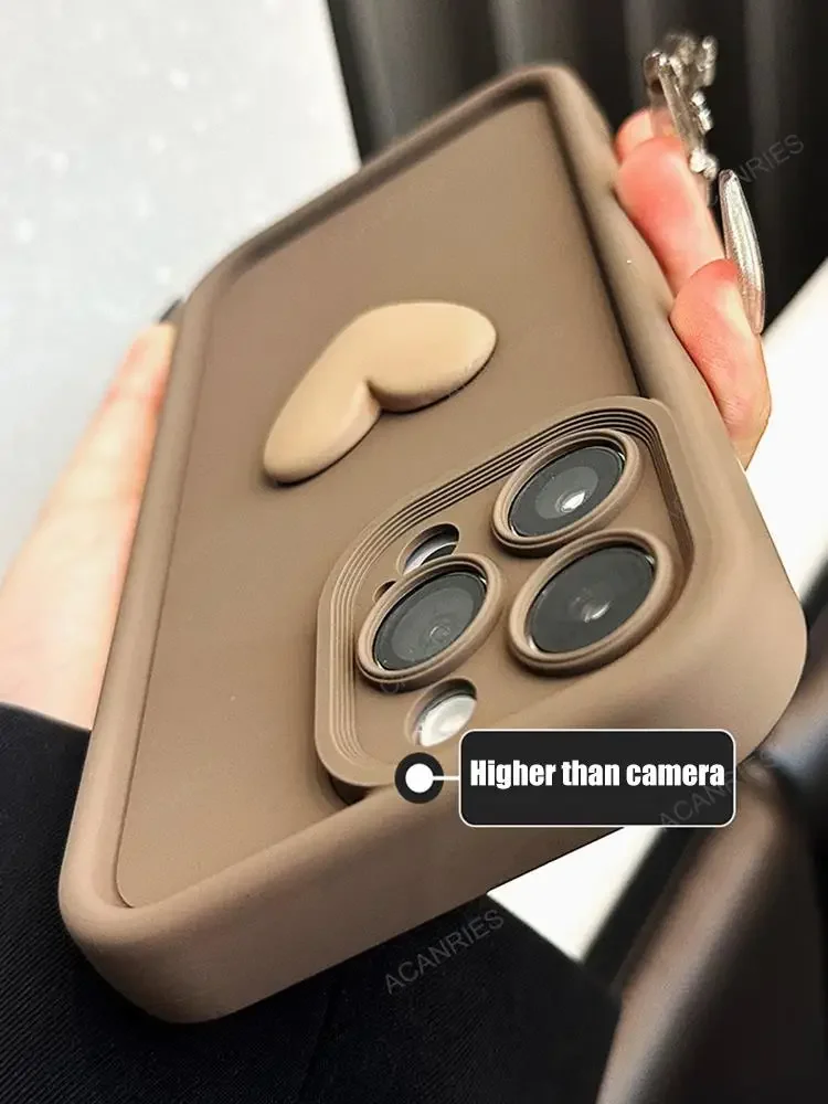 Cute 3D Love Heart Silicone Ca - Photography Xiaomi 15 recension och pris
