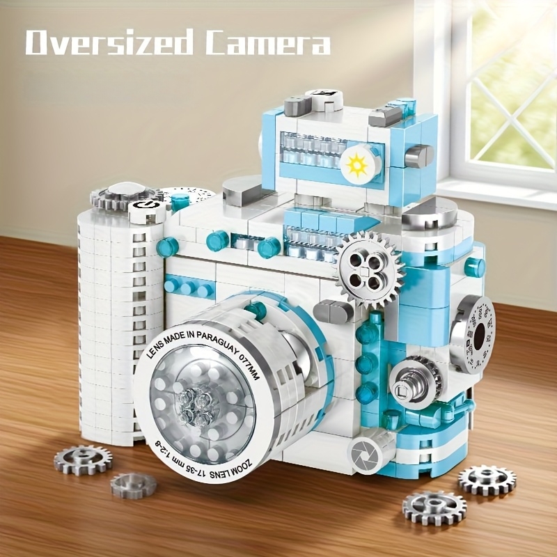 DIY Retro Building Block Camer - Photography Journalism recension och pris