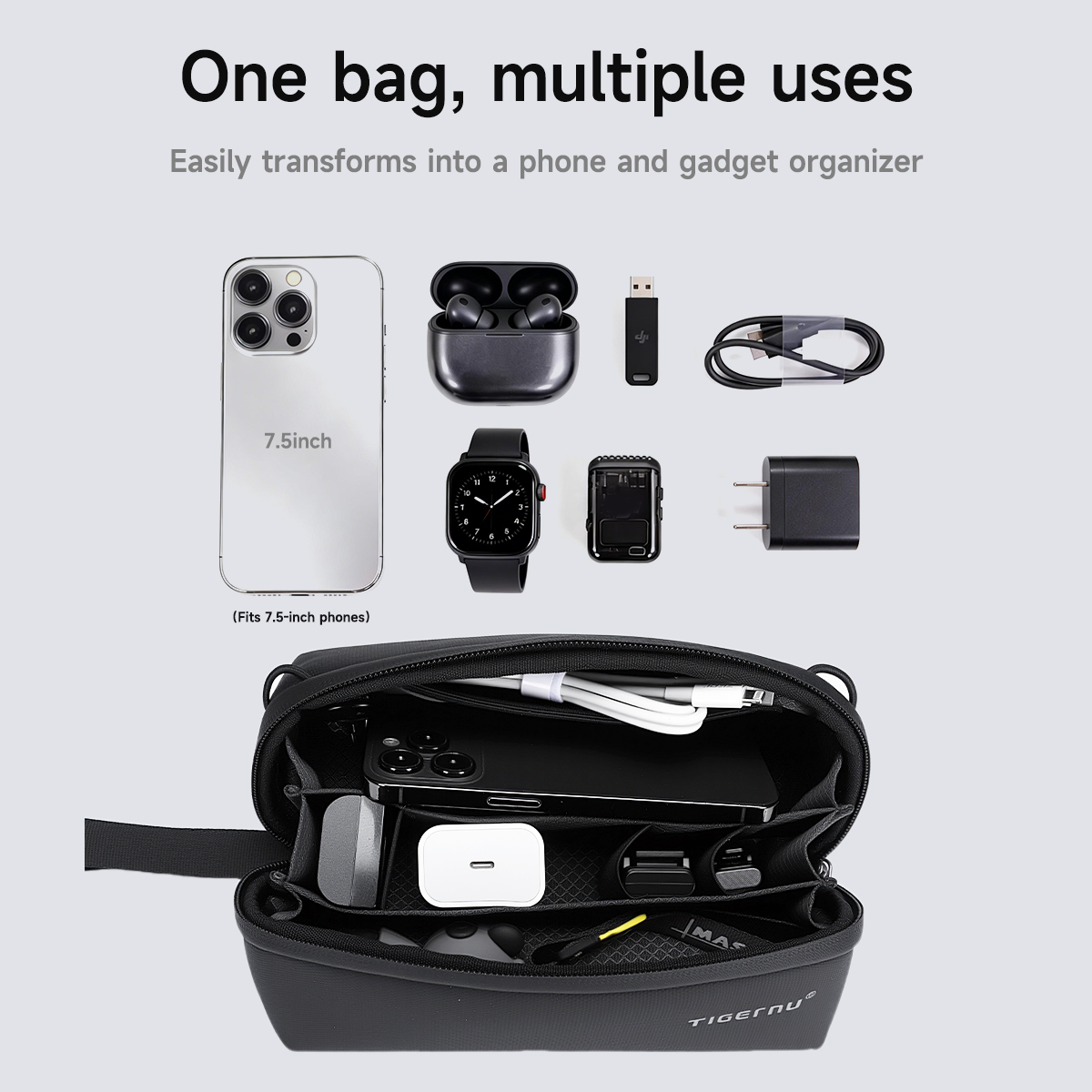 Tigernu Small Storage Bag For  - Camera Bag Waterproof recension och pris