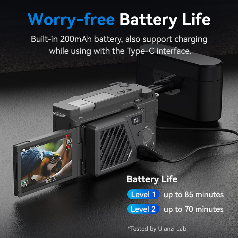 Ulanzi CA25 Camera Cooling Sys - Photography Zone System recension och pris