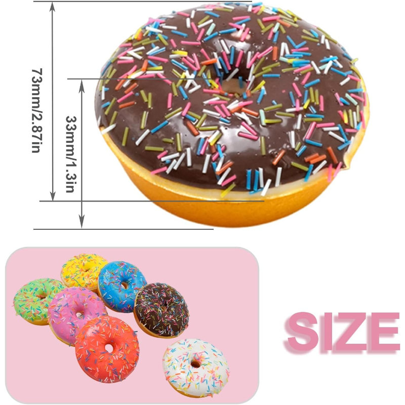 7pcs Fake Donuts Artificial So - Photography Simulator recension och pris