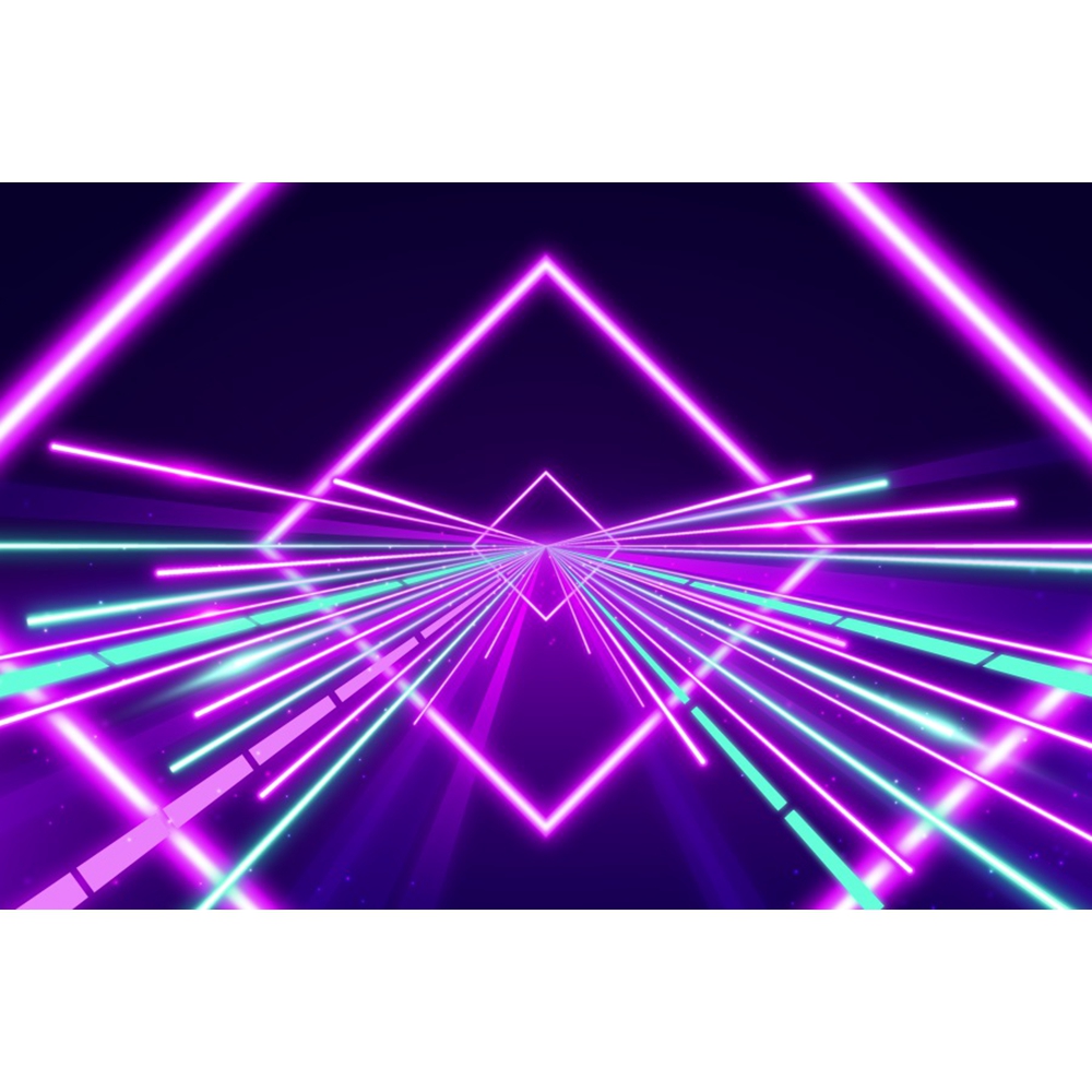 Neon Color Dance Stage Backdro - Photography Zone recension och pris