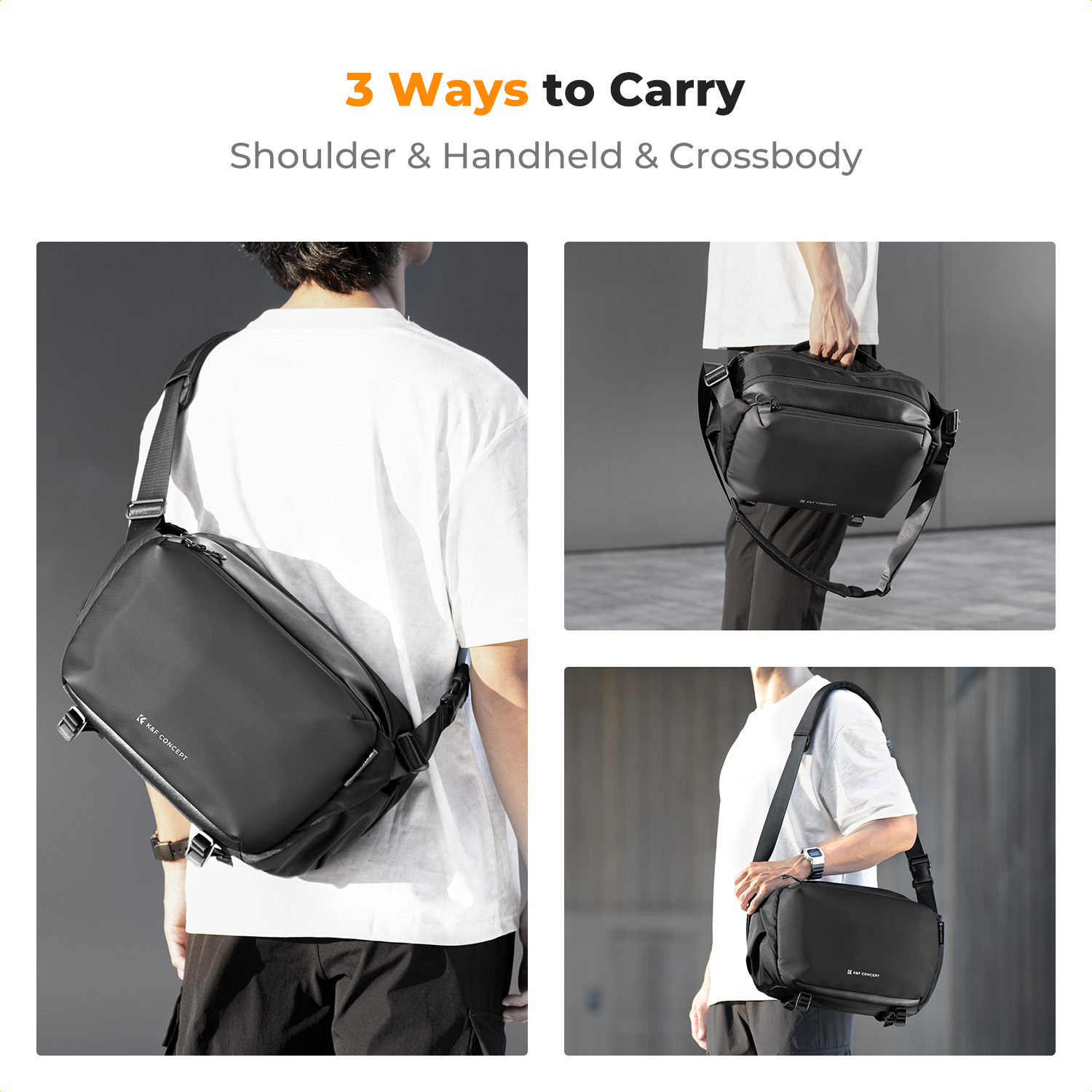 K&F CONCEPT 12L/10L Camera Sli - Camera Bag Waterproof recension och pris