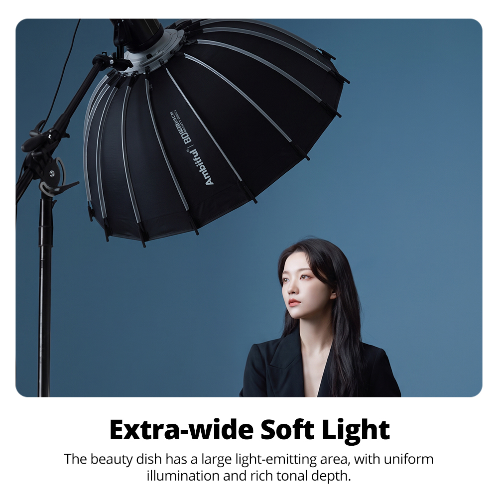 AMBITFUL BDPro 65cm 85cm Studi - Beauty Dish Softbox recension och pris