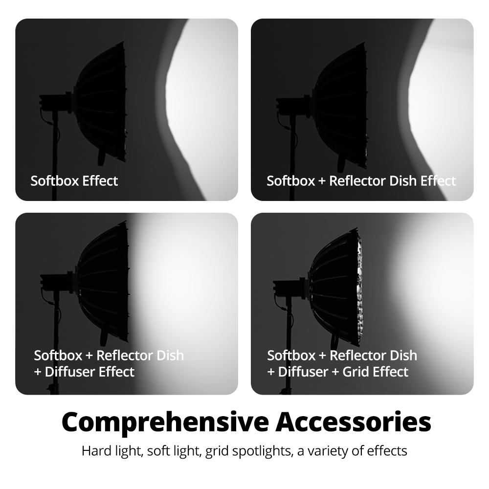 AMBITFUL BDPro 65cm 85cm Studi - Beauty Dish Softbox recension och pris