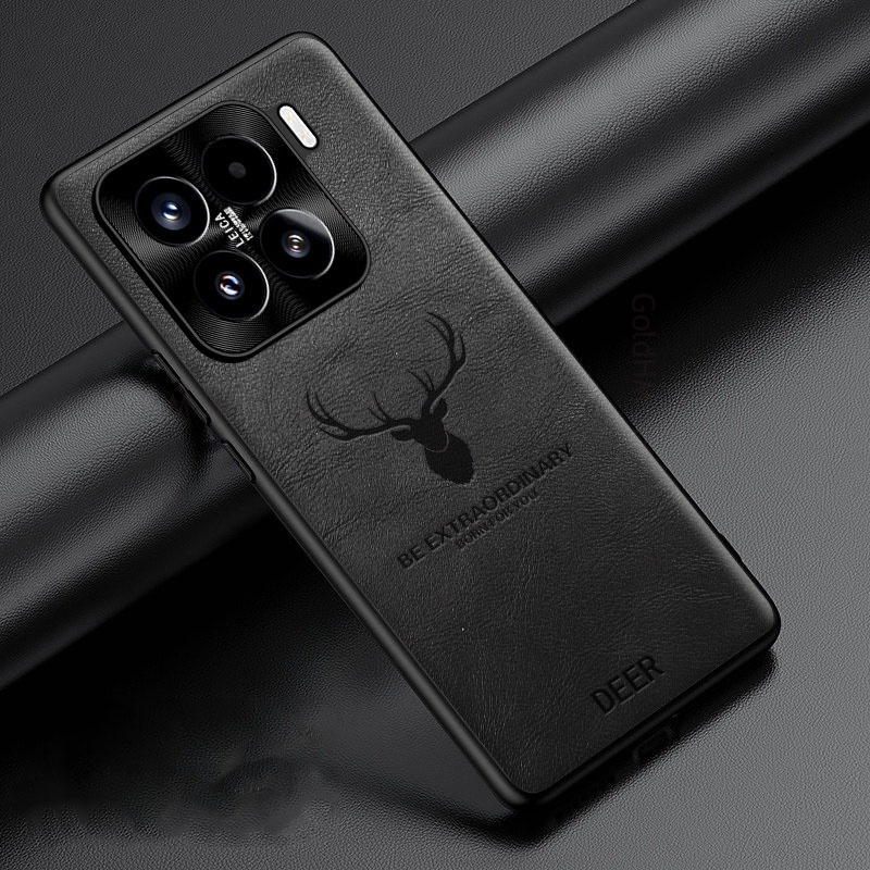 3D Cartoon Elk Deer Head Leath - Photography Xiaomi 15 recension och pris