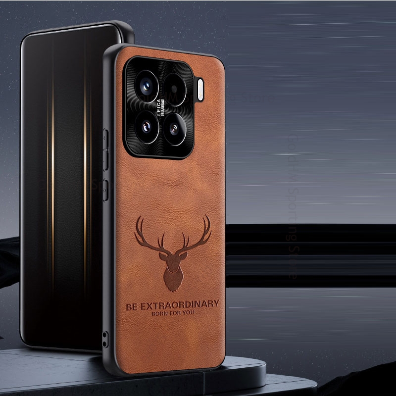 3D Cartoon Elk Deer Head Leath - Photography Xiaomi 15 recension och pris