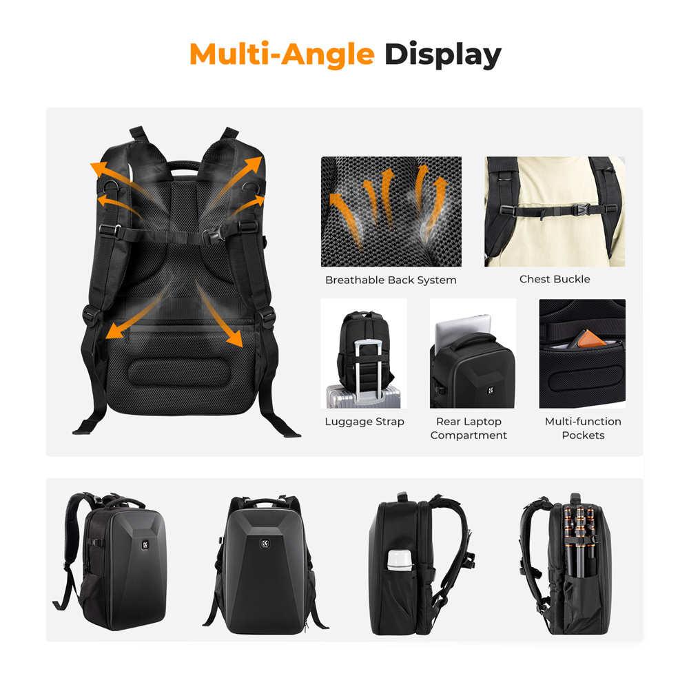 K&F CONCEPT Large Capacity Cam - Camera Bag Waterproof recension och pris