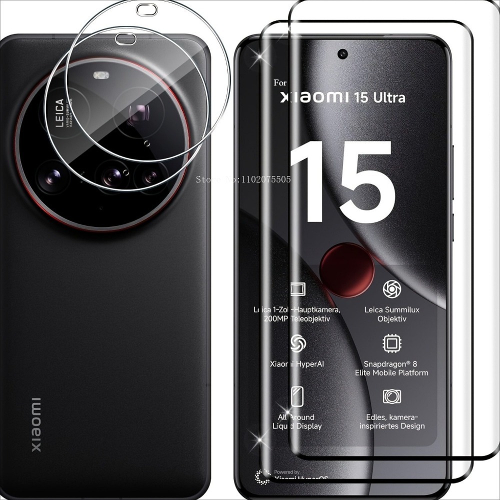 [4-in-1]2Pcs 3D Tempered Glass - Photography Xiaomi 15 recension och pris