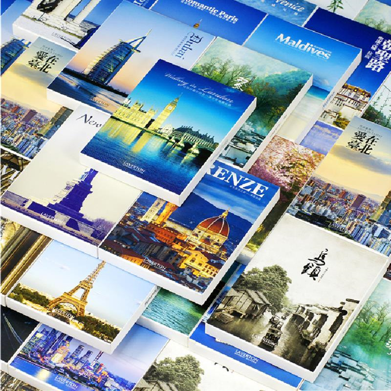 30Pcs 10x14cm Travel Landscape - Photography Journalism recension och pris