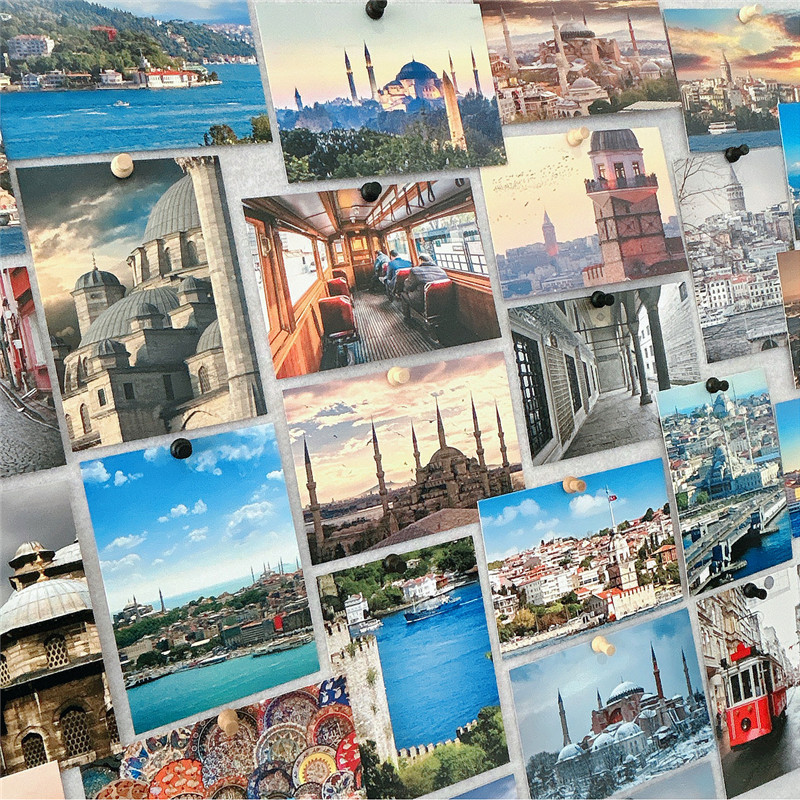 30Pcs 10x14cm Travel Landscape - Photography Journalism recension och pris