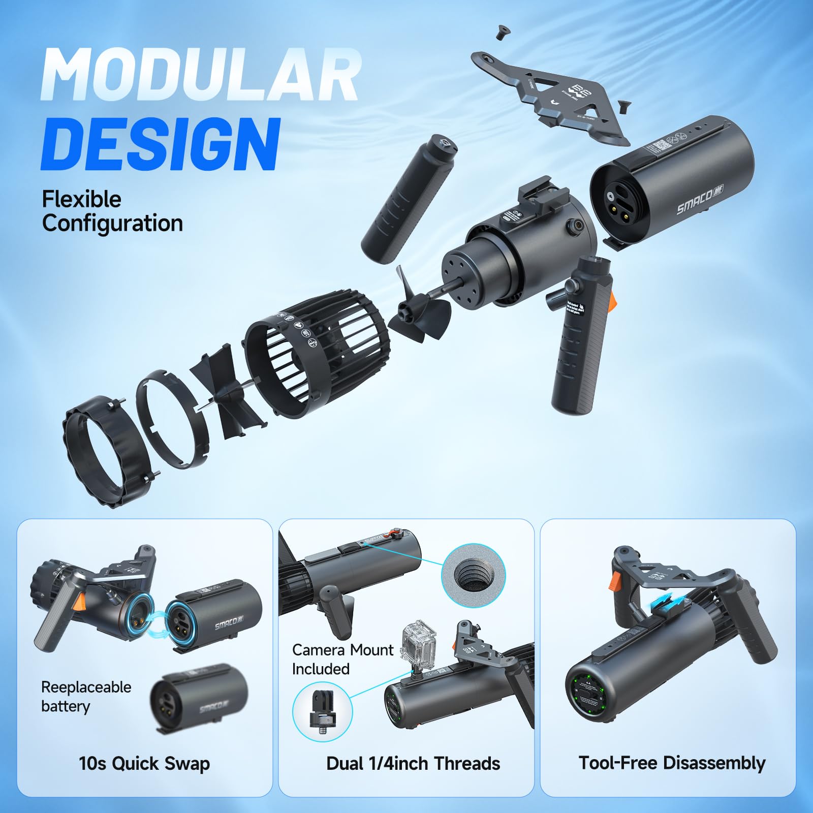 SMACO Underwater Scooter Dual  - Photography Equipment recension och pris