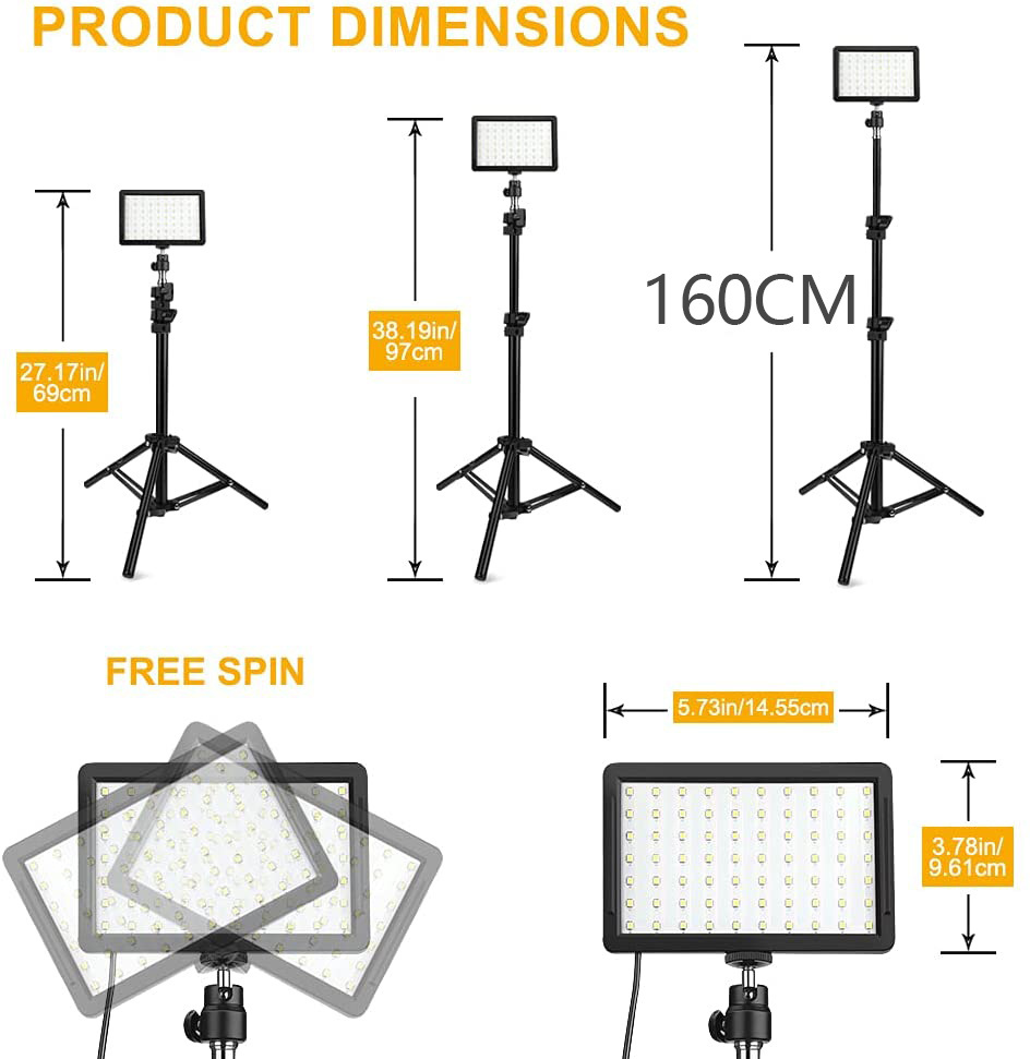 Led Video Light Camera Photogr - Photography Umbrella Lighting Kit recension och pris